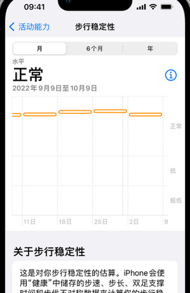 翰林镇iPhone手机维修如何在iPhone开启'步行稳定性通知'