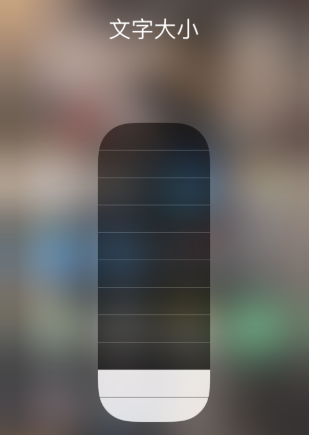 翰林镇苹果手机维修分享小技巧：在 iPhone 控制中心快速调节字体大小 